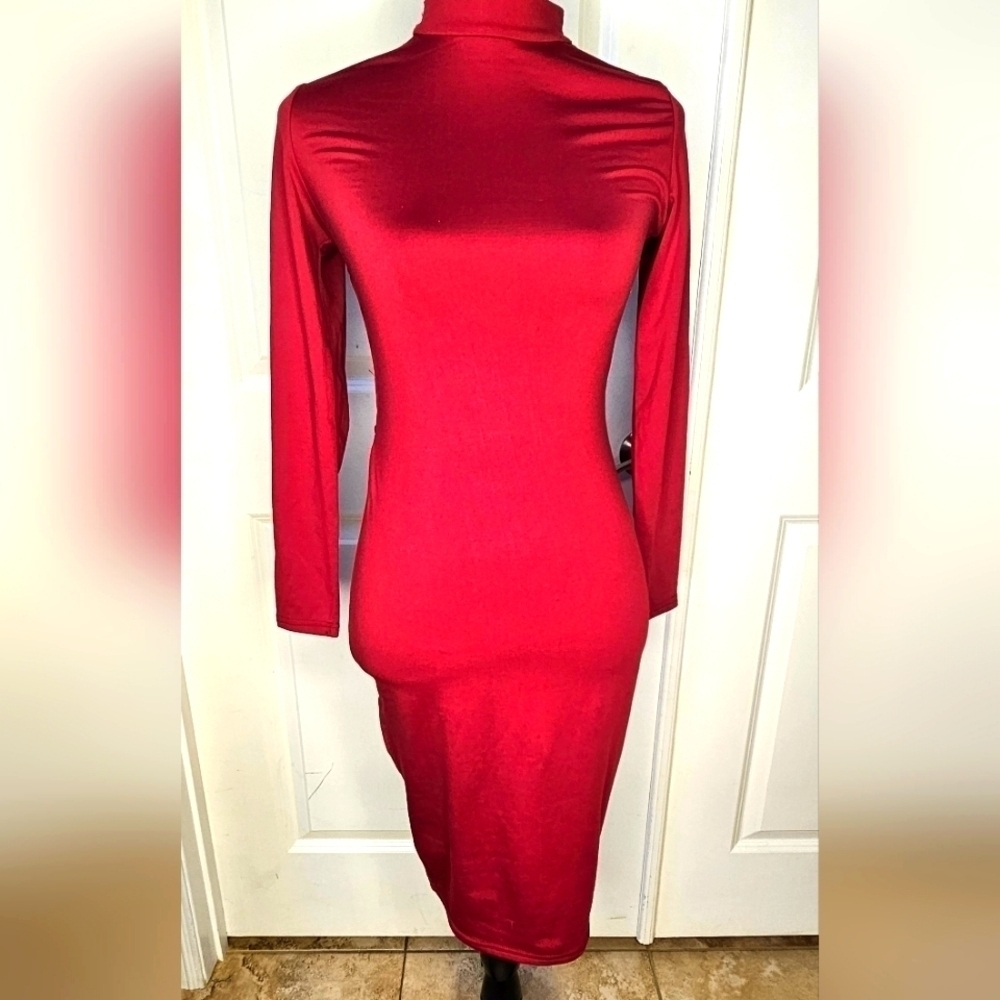 Red Long sleeve Dress